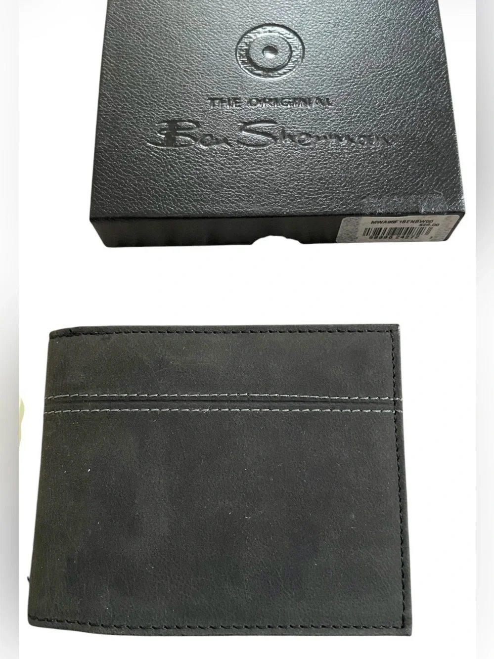 Ben Sherman Black Bi Fold Wallet New In Box